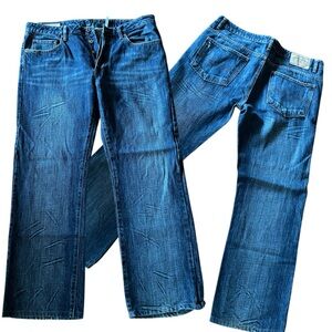 👛 (ANY 2/$30) BUFFALO DAVID BITTON Button Closure Denim Jeans 34x29